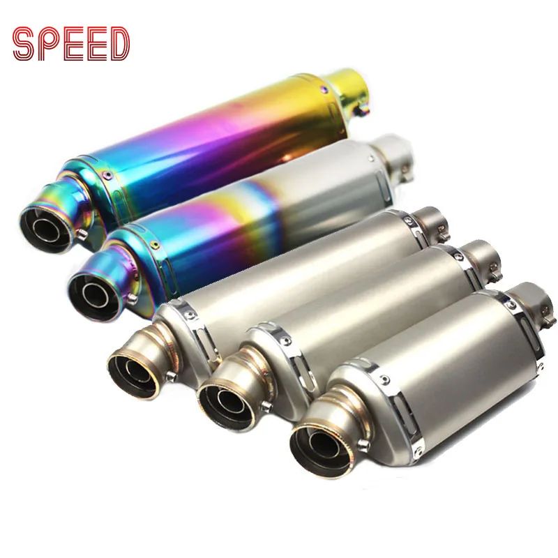 38-51MM Universal Yoshimura Motorcycle Exhaust Escape Muffler DB Killer Moto Pipe Motorbike 100cc-1000cc CRF230  ATV GP Scooter