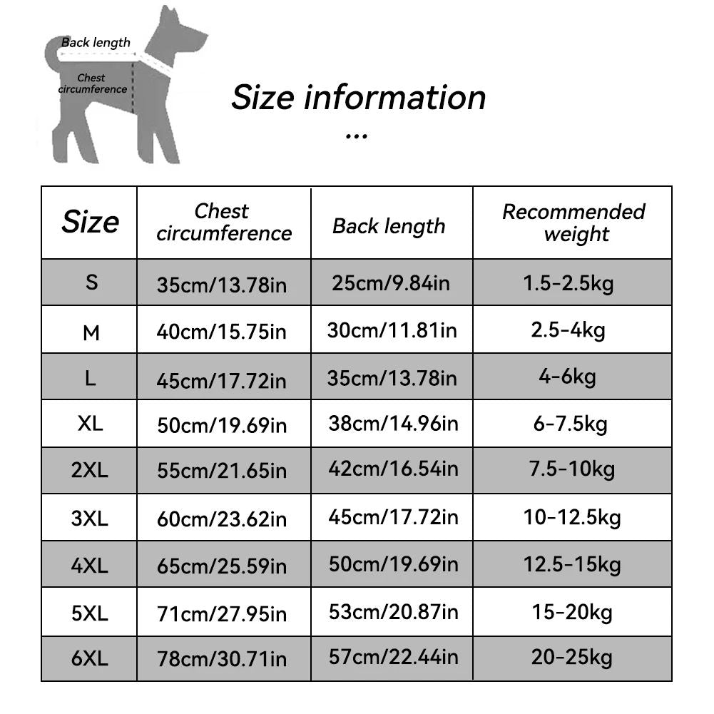 Acessórios para Animais de Estimação Roupas de Inverno para Cães S-6XL Casaco Quente para Cães Schnauzer Pug Moletons Roupas Casuais para Cães e Gatos