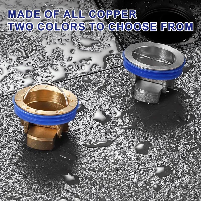 Toilet Shower Copper Floor Drain Core Anti Odor and Insect Repellent Device Springboard Self Sealing Core Bathroom Accessories