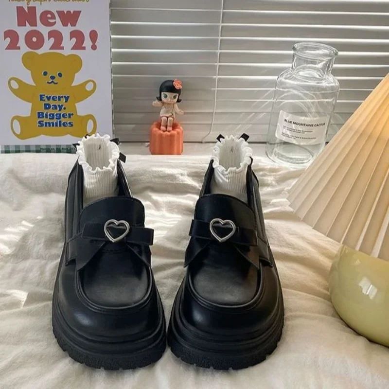 Sapatos Femininos de Salto Alto Mary Jane Loafers Lolita Sapatos de Vestir Femininos Designer Feminino Outono Primavera Novas Bombas Zapatillas