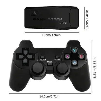 Video Game Console 2.4G Double Wireless Controller 4K HDMI for PS1/SFC/NES TV & PC 20000 Games 64GB Retro Children's Christmas