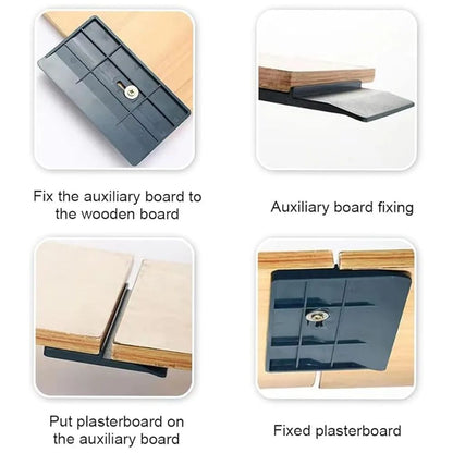 1-30 Peças Placa de Posicionamento para Teto de Drywall Placa de Posicionamento para Decoração de Teto e Parede de Quarto Ferramenta de Construção para Instalação de Placas de Madeira