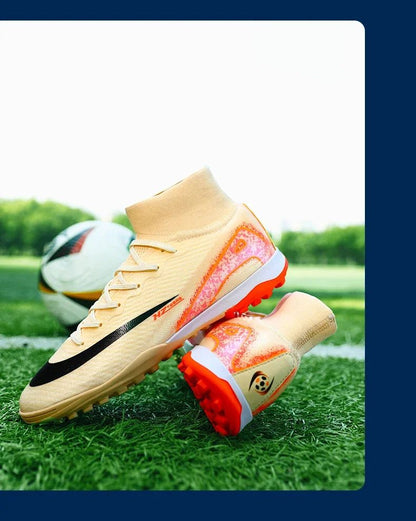 Men Soccer Shoes Society Professional Soccer Cleats Adult Fast Turf Training Football Shoes Outdoor Futsal Football Field Boots