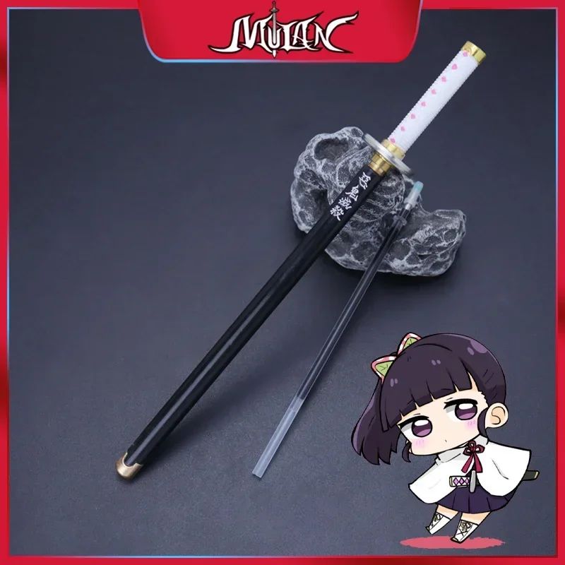 Caneta espadada de ponta de feltro de 7,5 polegadas Demon Slayer Nichirin, modelo de liga de espada, caneta katana Tanjirou, arma de anime Kimetsu No Yaiba, brinquedo Rengoku