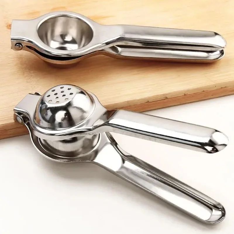 Espremedor Manual de Aço Inoxidável Processador de Suco Espremedor de Limão Laranja Frutas Doméstico Pegador de Limão Acessórios de Cozinha para Prensagem de Frutas