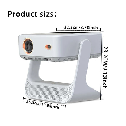 projector 4k A2pro 4K WiFi Projector - Dual Screen, Android OS, Home Theater, Supports Gaming & Karaoke
