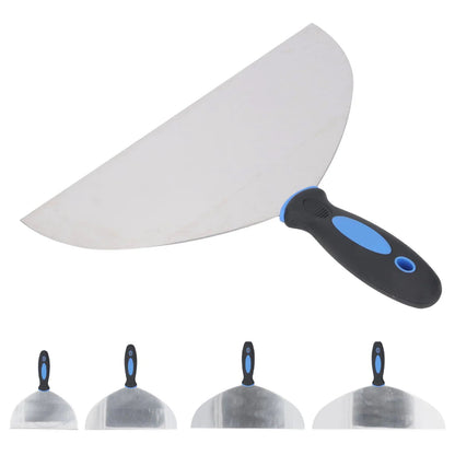 Espátula de Aço Inoxidável Ferramenta Raspador de Massa Papel de Parede Tinta Decalques Raspador de Gesso com Furo para Pendurar para Reparo de Drywall