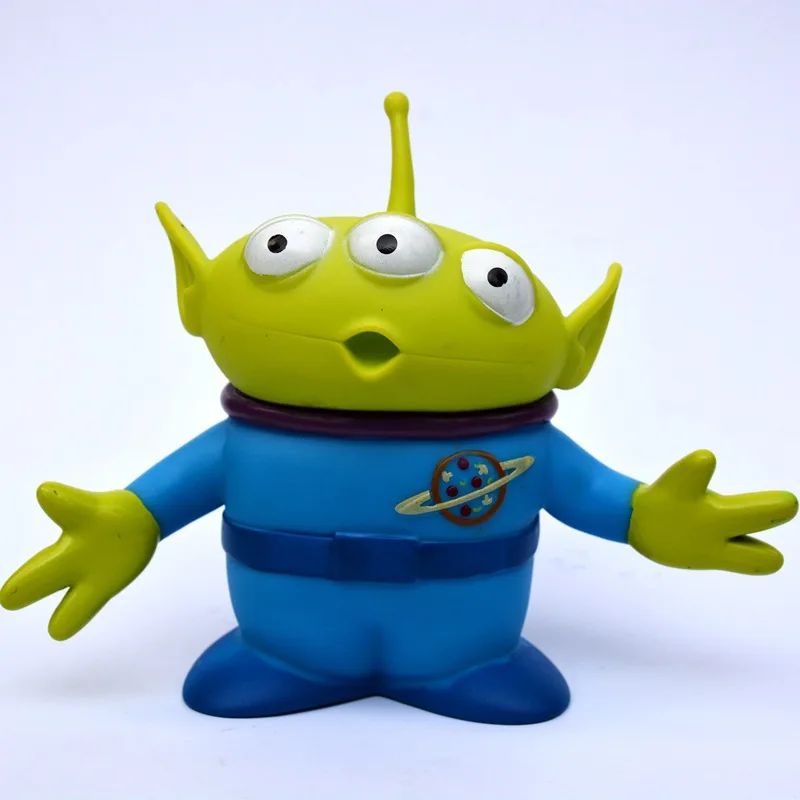 15cm Disney Toy Story Woody Green Aliens Action Figure Anime Decoração Coleção Estatueta Brinquedo Modelo Cosplay para Presente Infantil