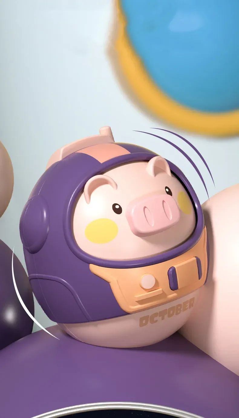 Brinquedo de Bebê Chocalho Animais Bamboleantes de 6-12 Meses Sino de Bebê em Formato de Desenho Animado Bonito para Recém-Nascidos Presente de Aniversário