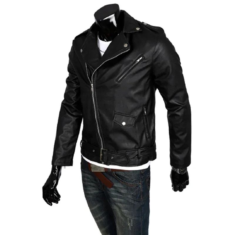 Anime The Walking Dead Negan Black PU Leather Jacket Dead City Cosplay Costume Motorcycle Coat Women Men Halloween Party Coat