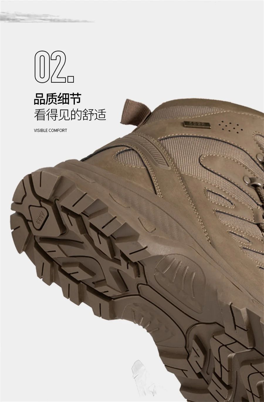 High Top Waterproof Men's Tactical Boots Hiking Shoes Large Size 47 Outdoor Sneakers Hiking Boots Non Slip Motorcycle Boots Men