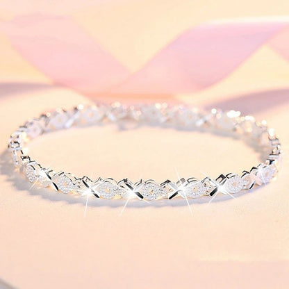 Pulseira de Prata Esterlina 925 Moda Múltiplos Estilos Corrente Para Mulheres Moda Luxo Pulseira Charme Presente de Joia de Casamento
