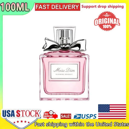 100ML Ladies Perfume Light Fragrance Fresh Brand Romantic Date Long-lasting Charm Confident Rose Fragrance Body Spray