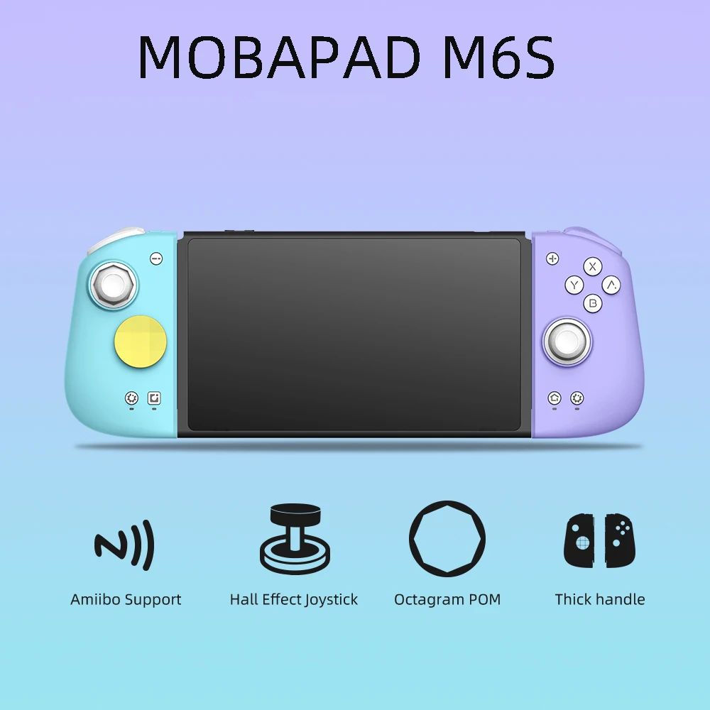 MOBAPAD M6 Gemini Bluetooth Wireless Gaming Controller with Sensing Joystick Gamepad for Nintendo Switch / Switch OLED