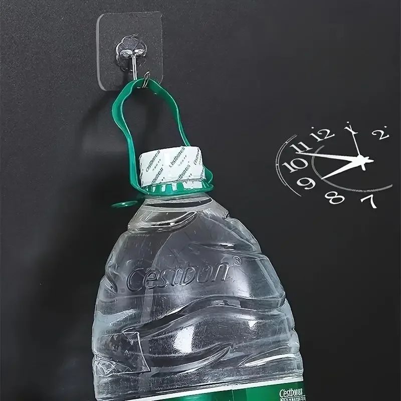 100PcsTransparent Self adhesive wall hooks Multi-Purpose Wall Hook Key Holder Towel Holder For Kitchen Bathroom Accessories