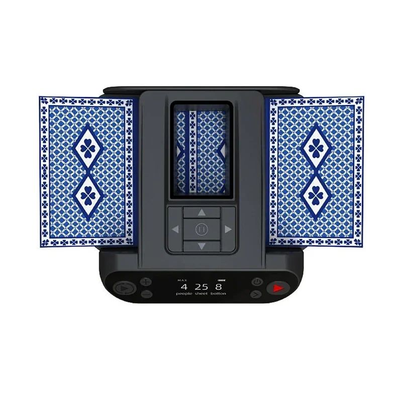 360° Rotating Automatic Card Shuffle Dealer Machine 2 In 1 Playing Cards Shuffling Dealing Tool Party Games Poker Device