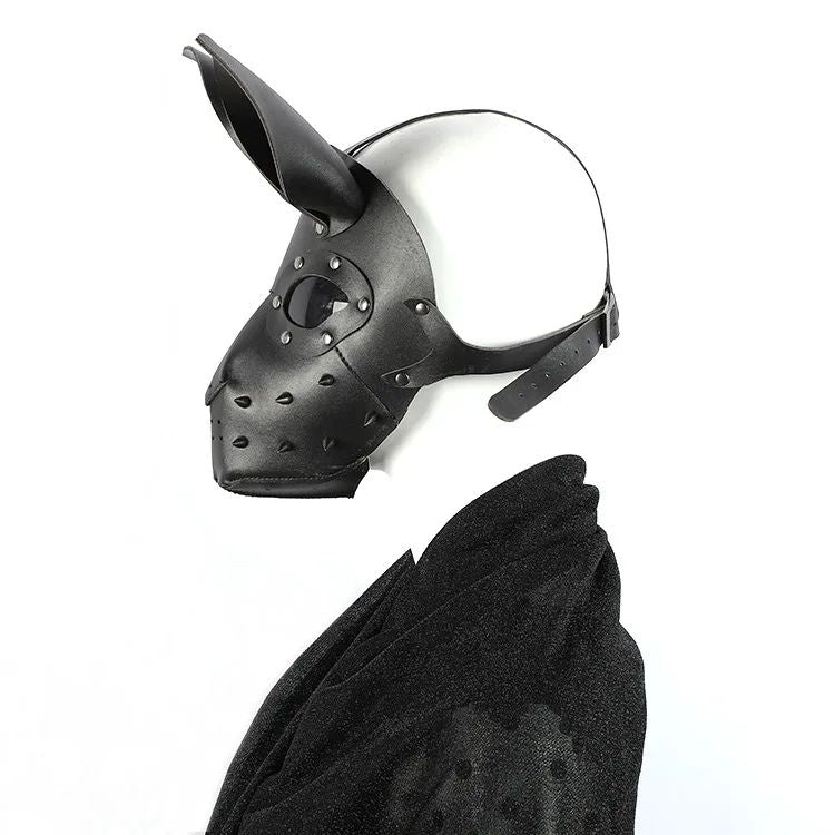 Bunny Mask Halloween Masque Three-dimensional Steampunk Bunny Carnival Leather Mask PU Rabbit Cosplay Masks 3D Rabbit Masque