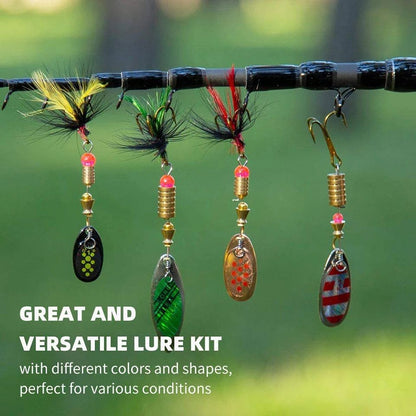 Isca Colher Metálica Spinner 2 a 8g 3.5g 10pçs/Lote Colher Isca Crankbaits Wobblers de Pesca Para Lucio Conjunto de Isca de Pesca