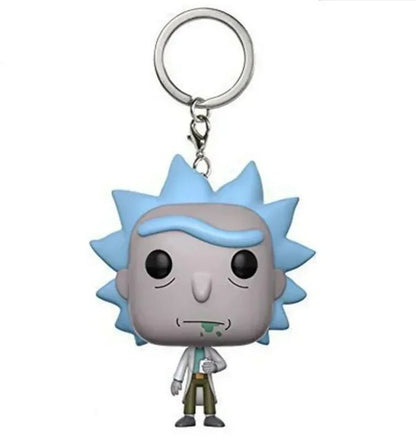 Funko Pop Novo Rick E Morty Noob Noob TINKLES MR. POOPY Chaveiros Boneco de Vinil Krombopulos Pickle Rick Chaveiro Pocket Pop Brinquedo