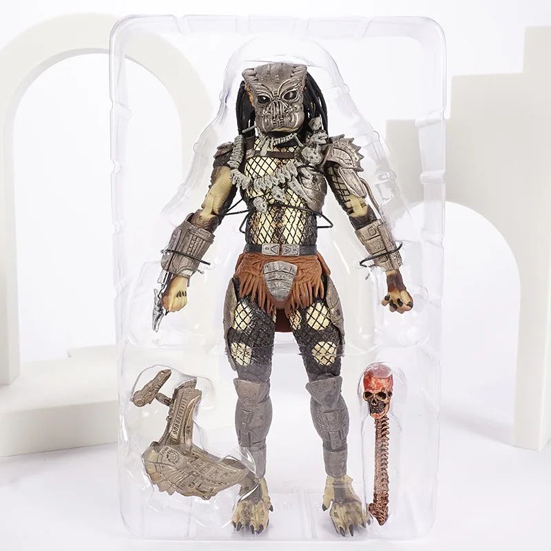 Filme Clássico NECA Ultimate Series Predador 7" Caçador da Selva vs Ovos Alienígenas PVC Boneco Articulado Colecionável