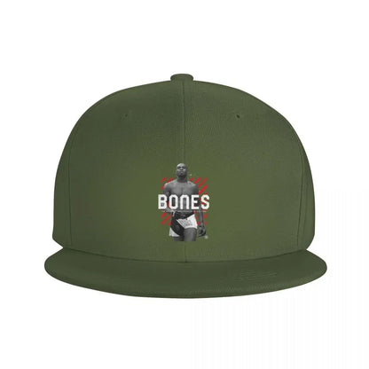 Boné de beisebol ajustável hipster engraçado Jon Jones The Bones Snapback Cap
