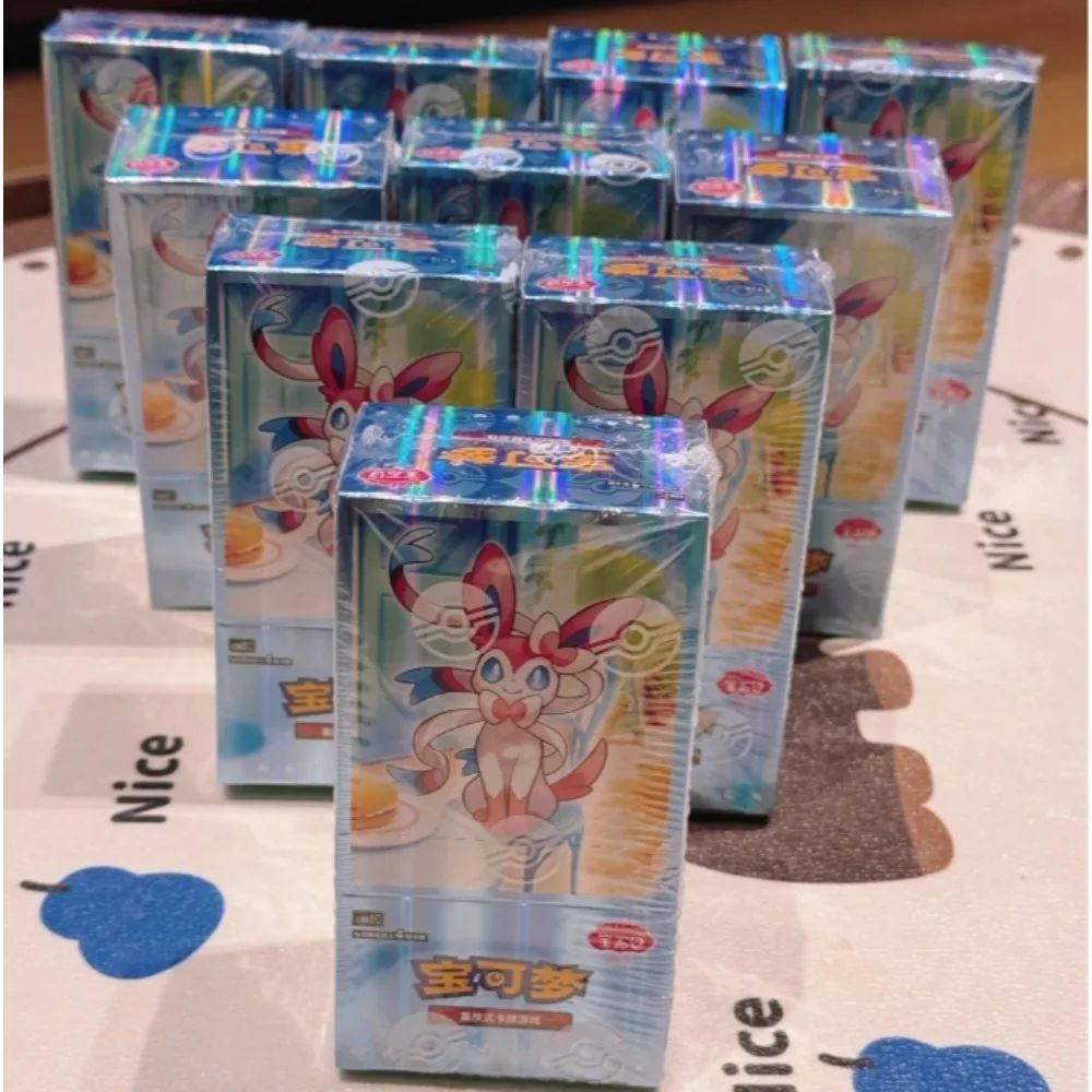 100% Original Pacote de Gemas Pokemon Vol3 Edição Cartas Anime Pokemon PTCG Bolsa de Gemas 2 Cartas Colecionáveis Brinquedo Presente de Aniversário Social