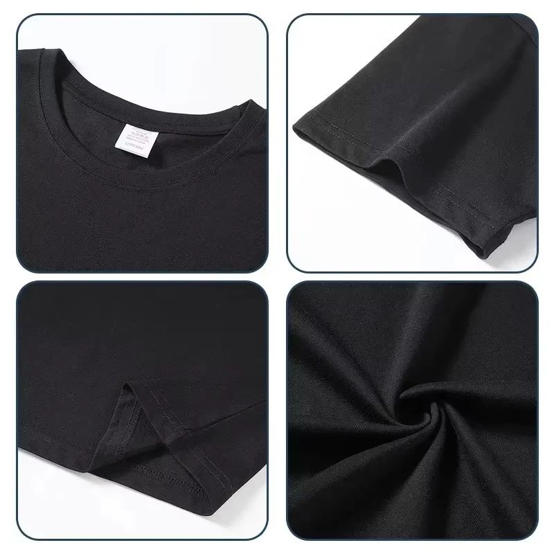 Men's Summer 100% Polyester Fashionable Casual Loose Plus Size New Fashionable Letter Printed Round Neck Short Sleeved T-shirt