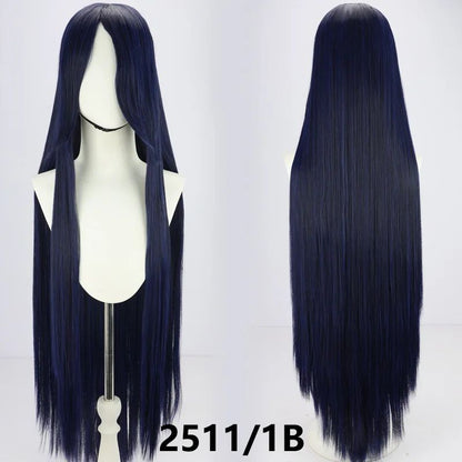 Perucas sintéticas de cabelo rosa com volume de ar, seda de cabelo macia de alta temperatura, cabelo a granel, peruca longa, cacheada, de ondas grandes, lisa, para Cosplay