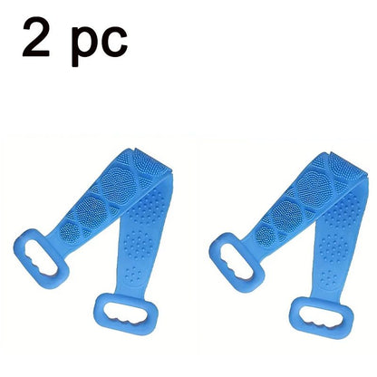 Body Silicone Brush Scrub Body Exfoliating Sponge Brush Bathroom Shower Back Brush Bath Scrub Clean Tool Stain Removal Bath Belt