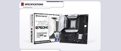 MAXSUN Gaming Mainboard B760M D5 Motherboard support Intel 14 13 12th CPU DDR5*4 M.2 PCIEX16 5.0 Desktop Computer components