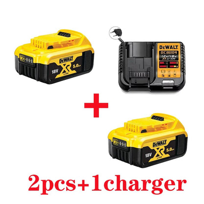 Nova Bateria 100% Original 5Ah 18V para Ferramentas Elétricas Dewalt DCB206 18V 5.0Ah Bateria DCB206 Bateria 18V DCB205 DCB200