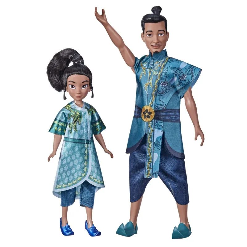 Hasbro Original Disney Raya e o Último Dragão Coleção Anime Figura de Ação Modelo Brinquedo Presente de Aniversário para Meninos e Meninas