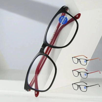 Presbyopia Eyeglasses for Man and Woman Unisex Comfortable Eyewear Ultra Lightweight Anti Blue Light Blocking HD Reading Glasses