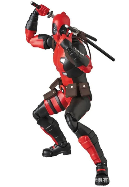 16cm Mafex 082 Marvel X-Men Deadpool Boneco de Ação Versão em Quadrinhos Colecionável Brinquedo Modelo Boneca Presentes Legais de Aniversário e Festivais