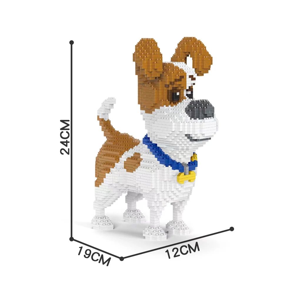Knew Built Quatro estilos de micropartículas expressivas de blocos de montar de mini-gatos, modelos de laranja e vaca, os favoritos dos entusiastas de animais de estimação