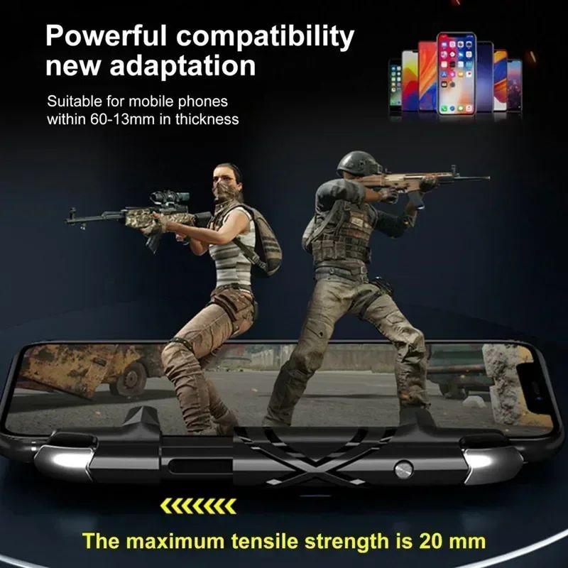 G5 Mobile Game Controller for PUBG Gaming Trigger Shooter Aim Fire ABS Key Button Gamepad Joystick for IPhone Android Smartphone