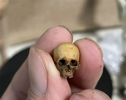 Mini Skull High Quality Miniature Model for Halloween Home Decor Dollhouse Plant Fish Tank Decoration