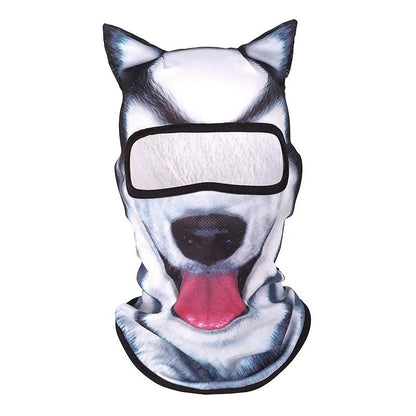 3D Cat Mask Dog Tiger Cosplay Balaclava Motorcycle Full Face Hood Mask Skiing Hat Helmet Cute Headgear Hat Halloween Party Masks