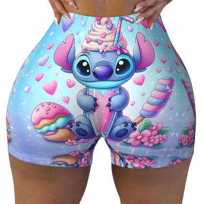 Custom Stitch Cute Movie Running Volleyball Gym Shorts for Women Athletic Workout Yoga Shorts