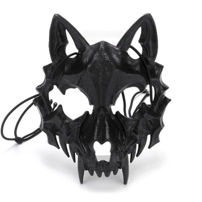 Skull Party Mask Demon Werewolf Tigers Skull Half Face Cover Mask Halloween Dance Prom Cosplay Costume Mask Prop
