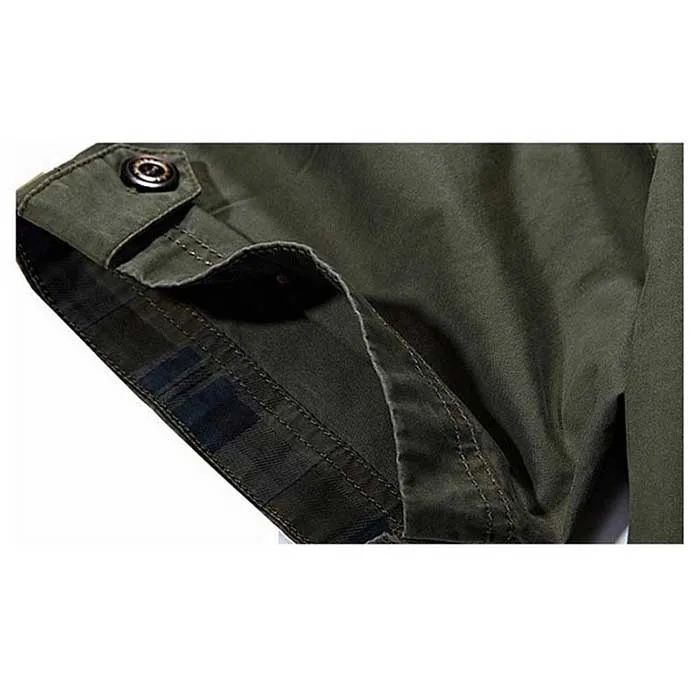 2024 Summer New Fashion Cotton Casual Shirts Men Loose Shirts Short Sleeve Turn-down Collar Military Style Male Tops