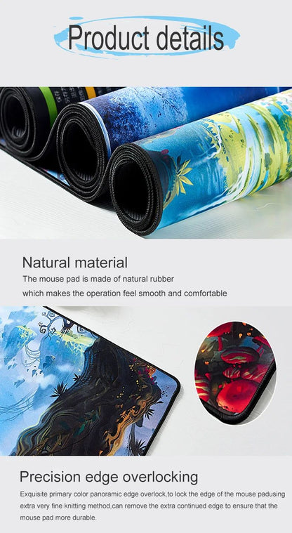 Gaming Mouse Pad Large Dragon Gamer Mousepad Computer Gaming Table Carpet Desk Mat XXL 800x300mm Mouse Mat Rubber Keyboard Pads