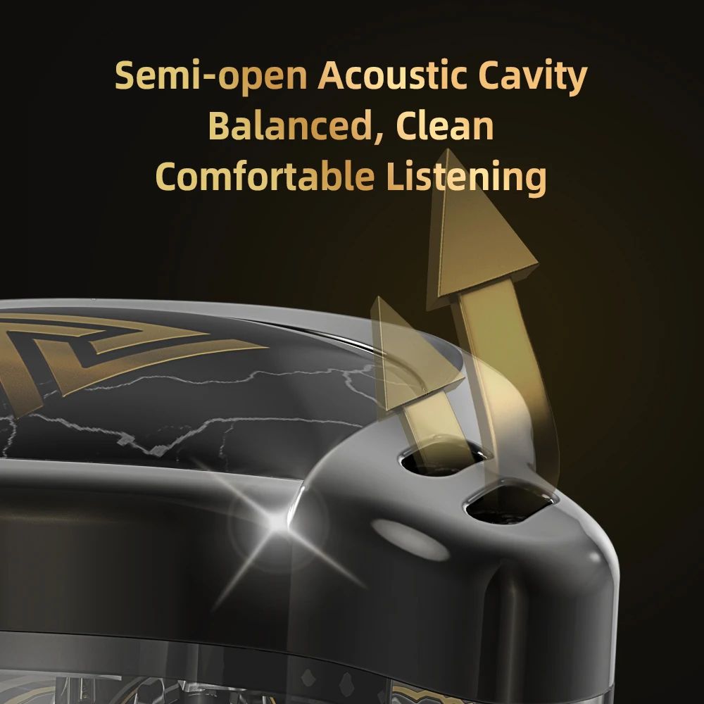 QKZ X HBB Best HiFi In Ear Wired Earphones 10mm Titanium-Coated Diaphragm Semi-open Cavity CNC Aluminum Alloy Monitor Headphone