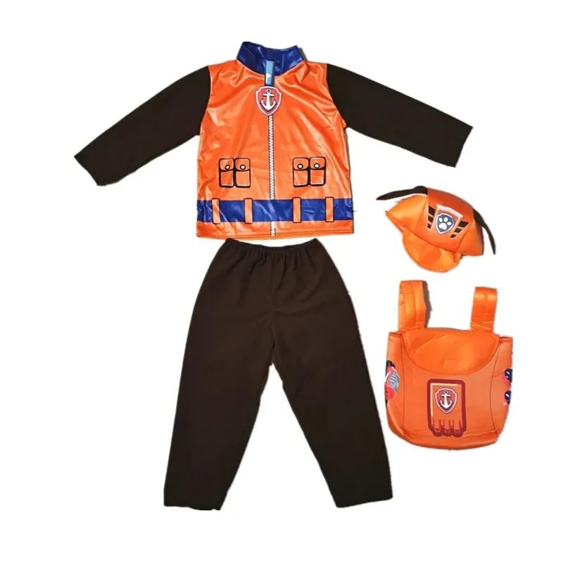 Anime Dog Patrol Kids Cosplay Costume Marshall Chase Skye Zuma Rubble Children Tops Pants Patrol Uniform Halloween Costume