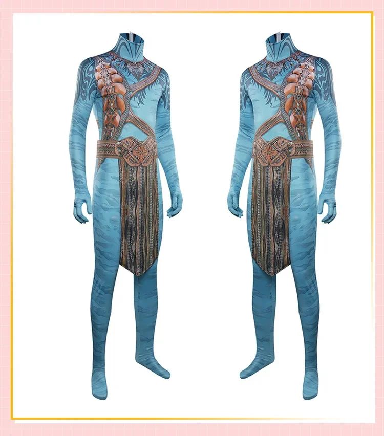 Movie Avatar Jake Sully Cosplay  Neytiri Costume 3D Printing Jumpsuits Women Men Zentai Bodysuit Halloween Carnival Party Suit