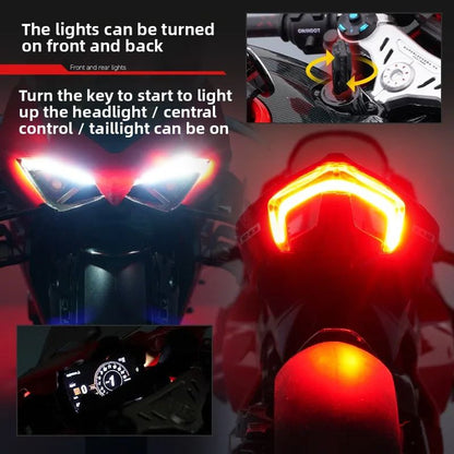 Spray de Fundição 1:6 Ducati V4 Moto Liga Modelo Coleção Miniatura Voiture Ornamento Namorado Presente Decoração de Casa Brinquedo Veículo