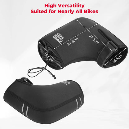 Luvas de guidão KEMIMOTO Luvas de mão para motocicleta Inverno Corta-vento Impermeável Lavável para Scooter ATV Snowmobile