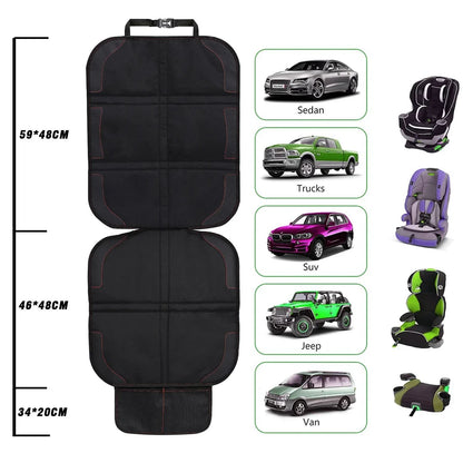 Universal Child Safety Anti-Scratch Mat Pads Kids & Baby Seat Cover Oxford PU Leather Cushion Accessory All-season Applicable