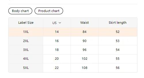 Plus Size 1XL-5XL New Women's Fashion High-Waisted Slim-Fit A-Line Printed Shorts Skirt Ladies High Rise  A-line Mini Skirt