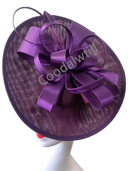 Wedding Mesh Fascinators for Women Tea Party Hat Kentucky Derby Headpiece Feather Fancy Hats Wedding Church Hatinator Headband